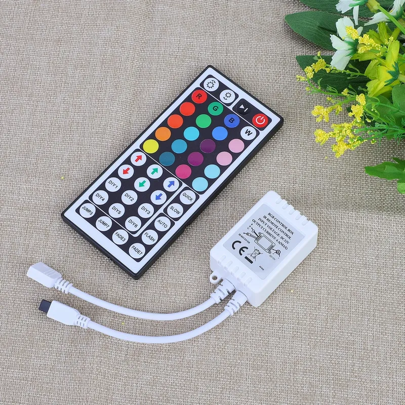 RGB LED Controller 12V with 44-Key IR Remote V2