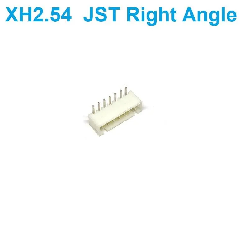 JST XH 2.54mm 6-Pin Right-Angle Male Connector