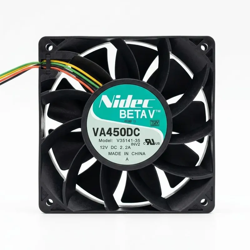 مروحة تبريد تيار مستمر Nidec VA450DC ‏12 فولت ‏2.2 أمبير ‏120×120×38 مم