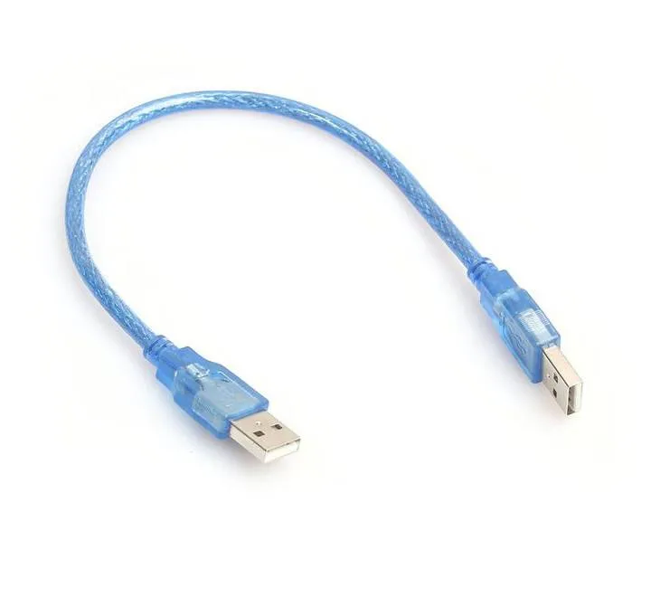 كابل USB من نوع A إلى نوع A بطول 30 سم ومحمي