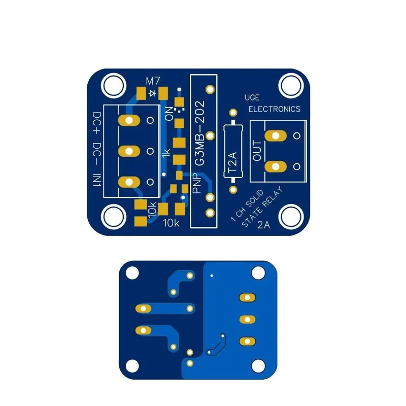 PCB for 1CH Solid State Relay Module (G3MB-202PL-5V)