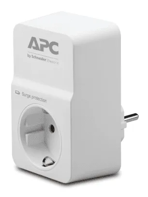 مانع ارتفاع الجهد APC Essential SurgeArrest PM1W-GR بمخرج واحد لجهد 230 فولت