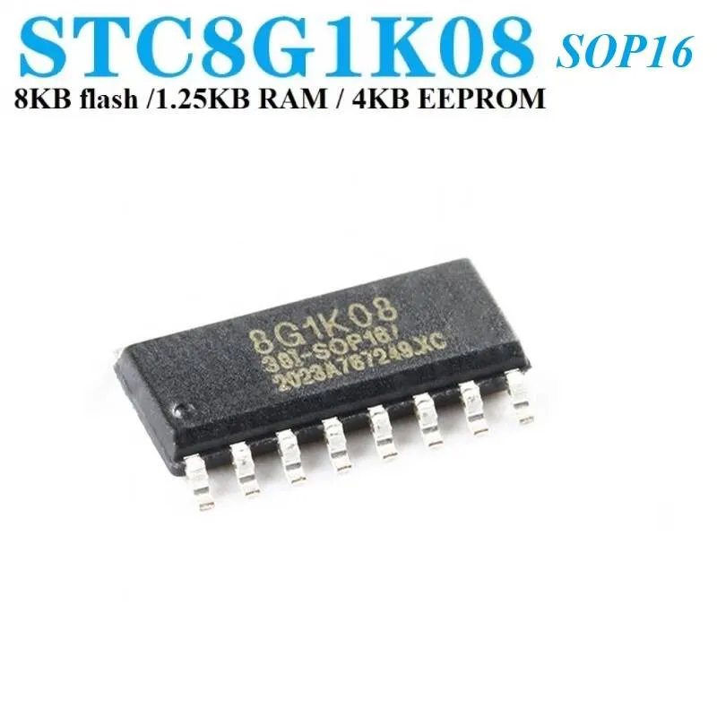 STC8G1K08-38I 8-bit 8051 Microcontroller SOP-16
