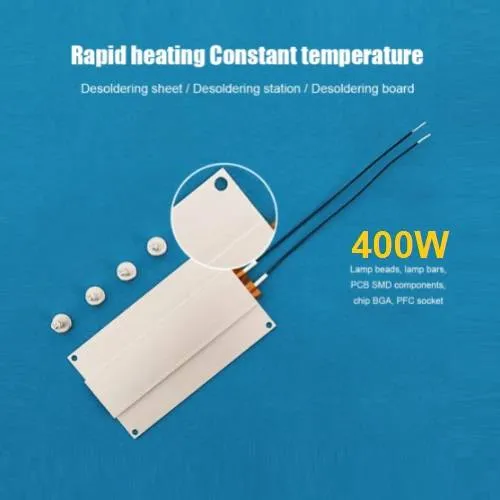 400W 220V PTC Heating Plate BGA Rework Station 12x7cm