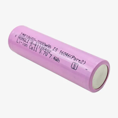 18650 Rechargeable Li-ion Battery 3.7V 2000mAh (Used)