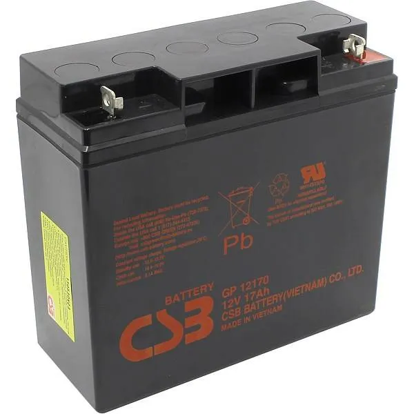 CSB 12V 17Ah UPS Battery (GP12170)