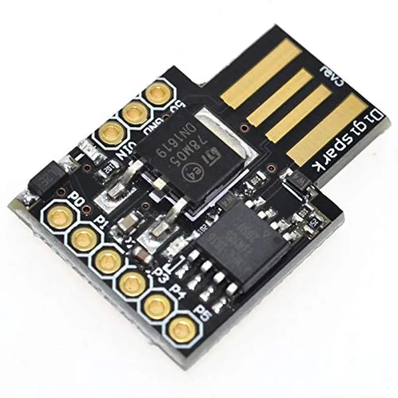 لوحة تطوير ATtiny85 بمنفذ USB مباشر على نمط Digispark