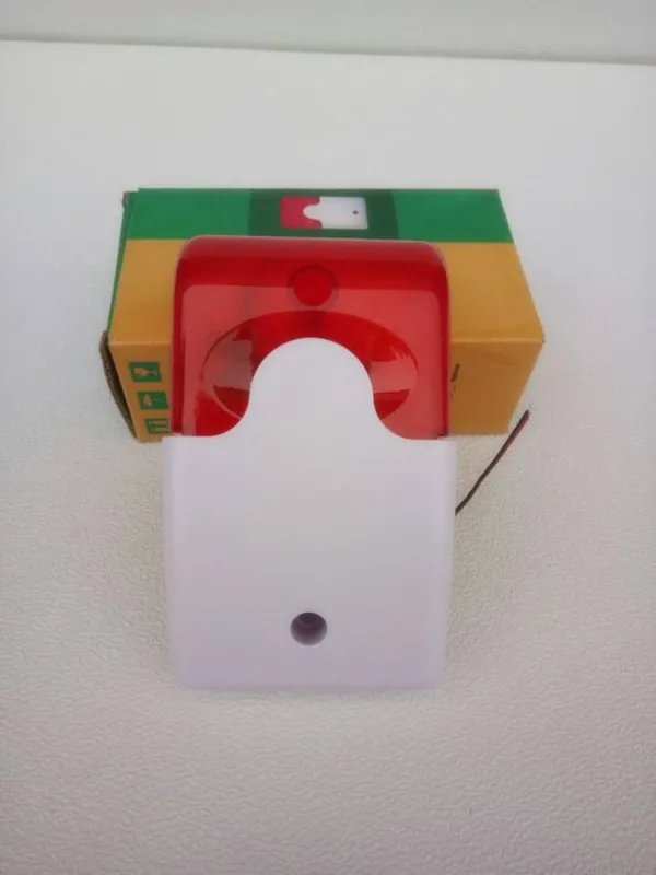 12V Sound and Light Alarm Siren Horn Buzzer (110 dB)