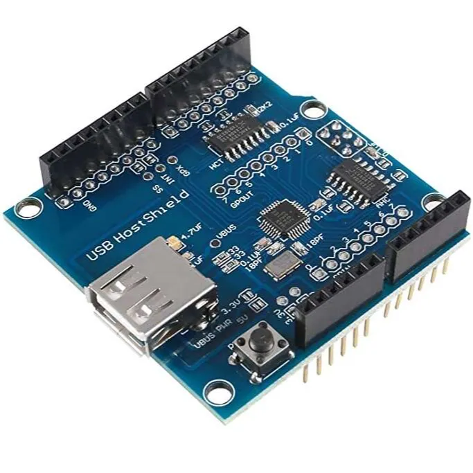 USB Host Shield v2.0 for Arduino Uno/Mega (MAX3421E, ADK)