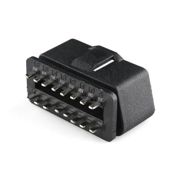 OBD-II 16-Pin Connector (Bare, SAE J1962)
