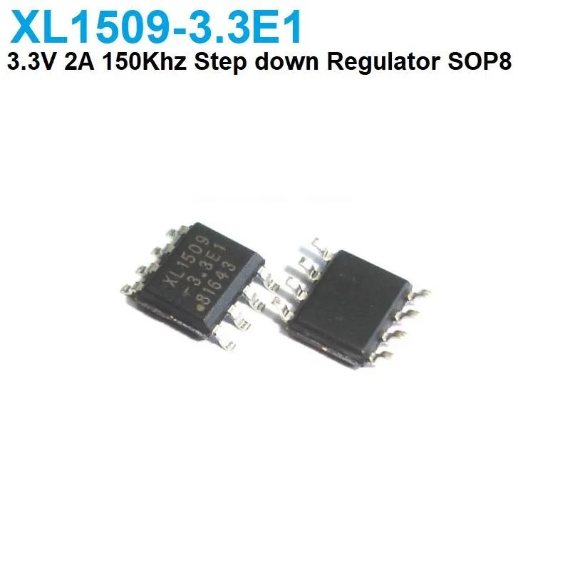 XL1509-3.3E1 3.3V 2A Buck DC-DC Step-Down Regulator SOP-8