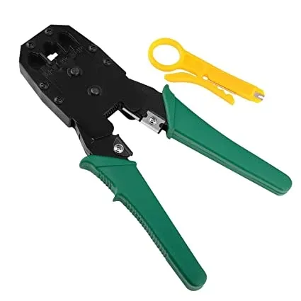 RJ45 Modular Wire Crimper for 4, 6 and 8 Pole Connectors