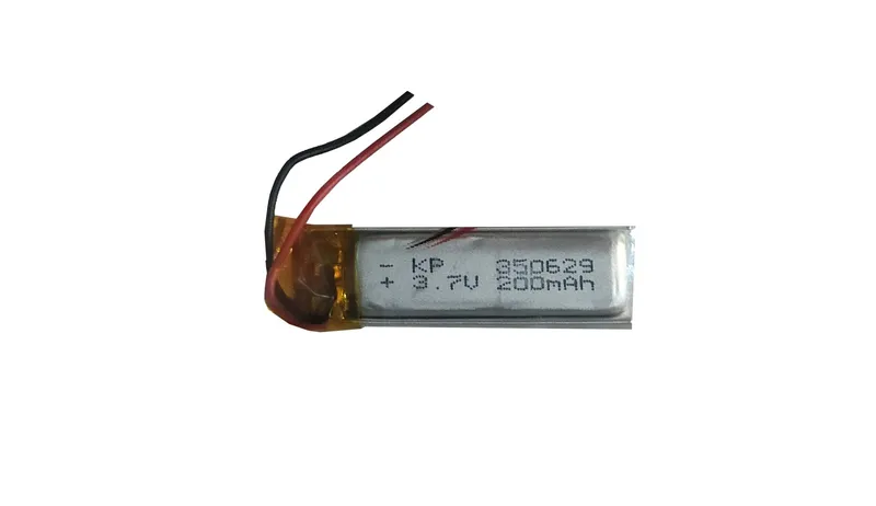 بطارية Polymer Li-Ion بجهد 3.7 فولت وسعة 200mAh رقم 350629