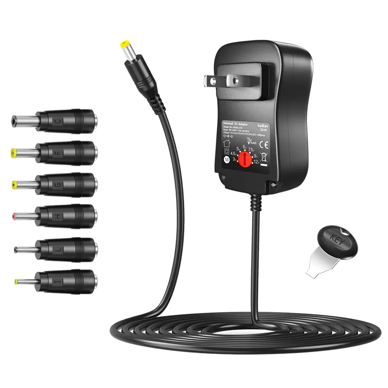 Variable AC-DC Power Adapter 3V to 12V 2A (Multi-Voltage)