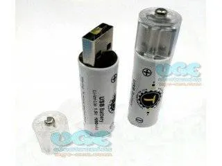 Rechargeable Li-ion AA 1.5V 1000mAh USB Charging Battery