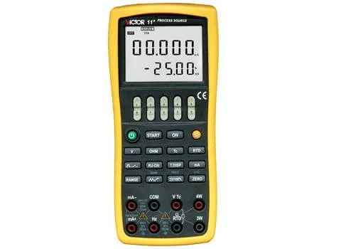VICTOR Process Calibrator (DC, Thermocouple, RTD, Frequency)