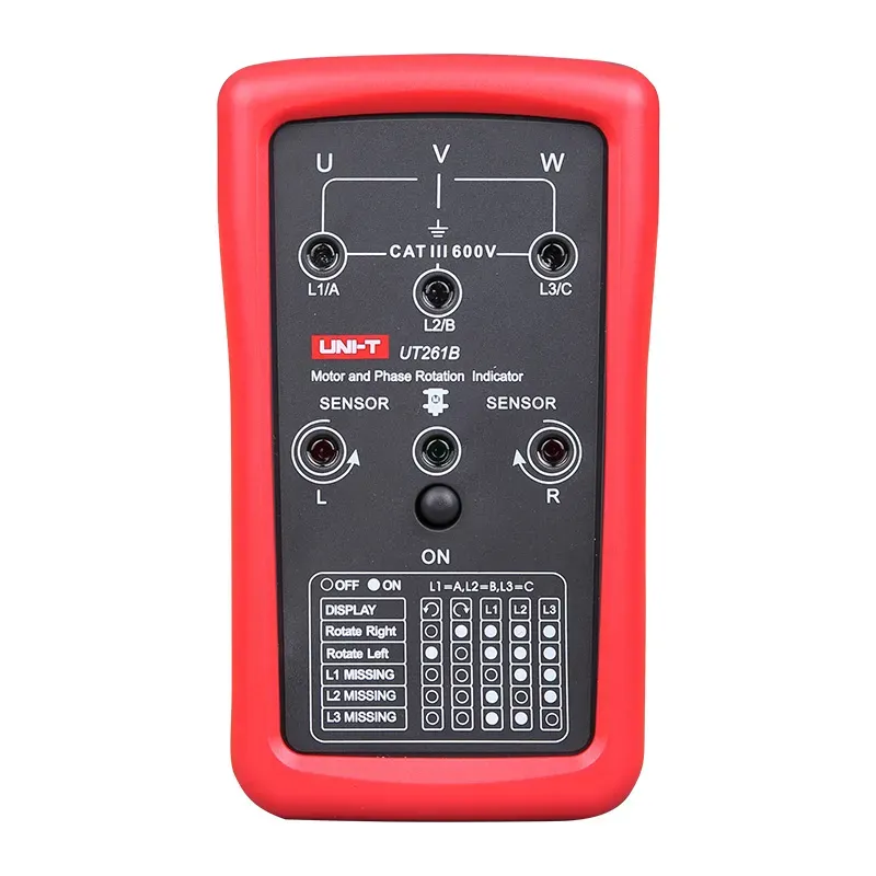 UNI-T UT261B Phase Sequence & Motor Rotation Indicator