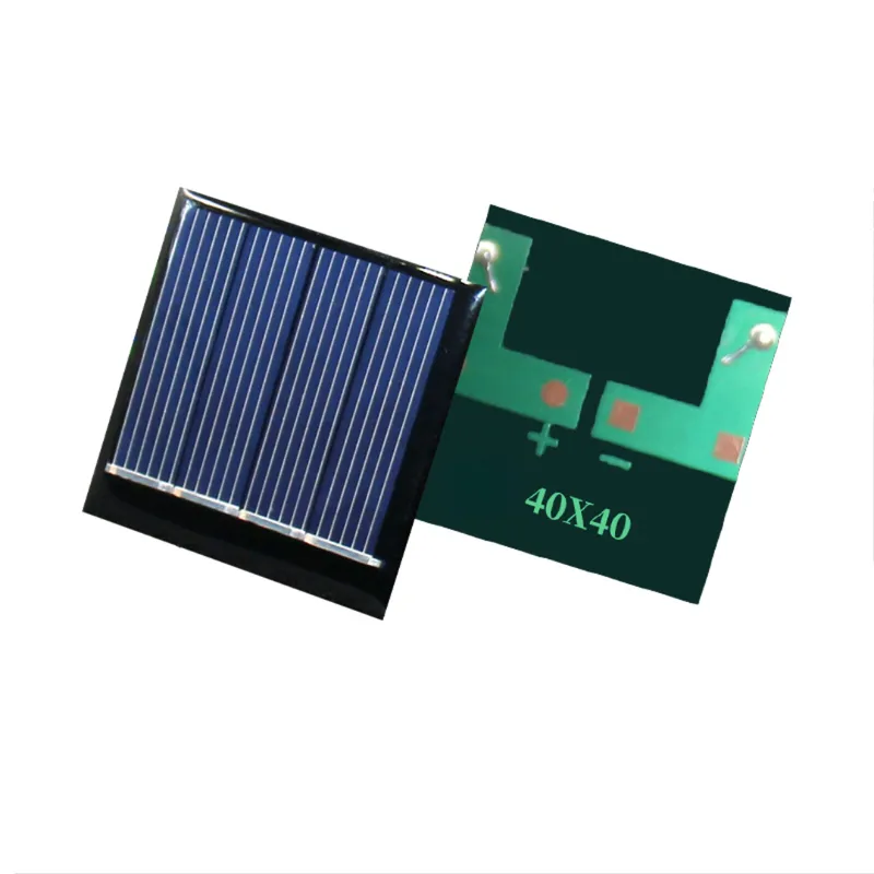 2V 100mA 40x40mm Solar Cell with Pre-Soldered Wires