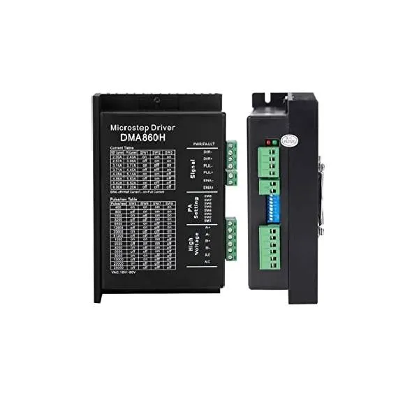 DMA860H 2-Phase Stepper Motor Driver, 18-80 VAC, 7.2A, 200 kHz