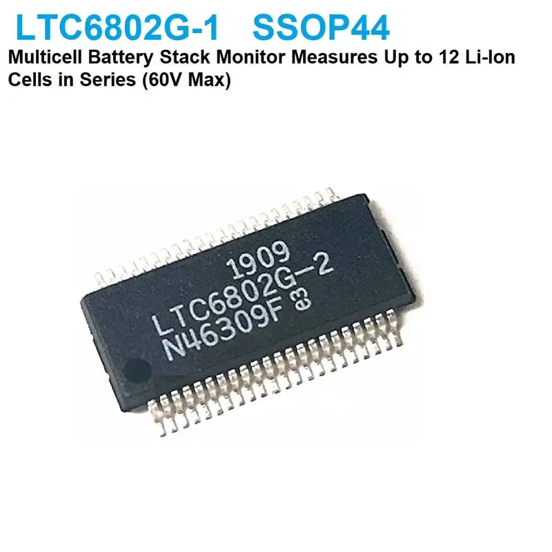 دائرة LTC6802-1 لمراقبة خلايا البطاريات المتعددة بغلاف SSOP44