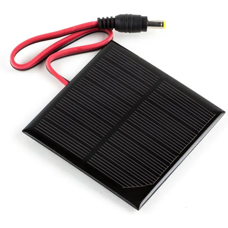 OSEPP SC20036 Monocrystalline Solar Cell 3.6V 200mA with Barrel Plug