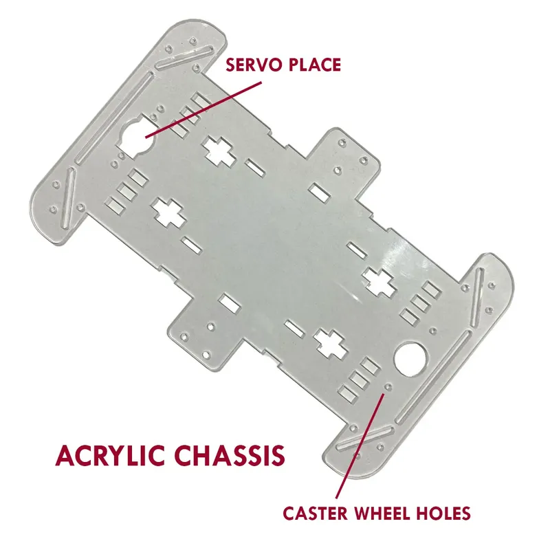 Smart Car Chassis 2WD/4WD Acrylic (New Version)