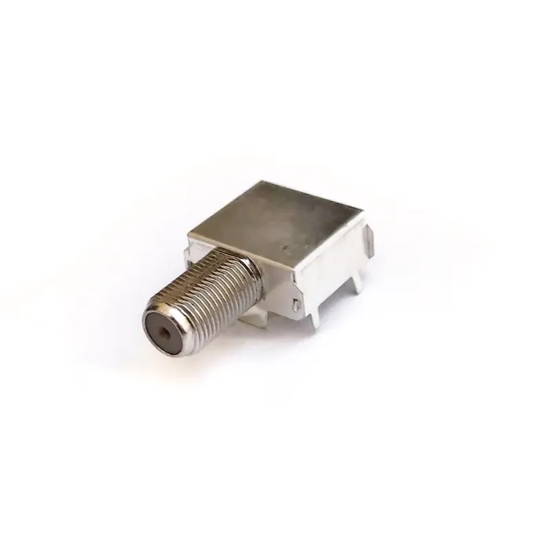 Right Angle RF Coaxial Connector PCB Mount V2