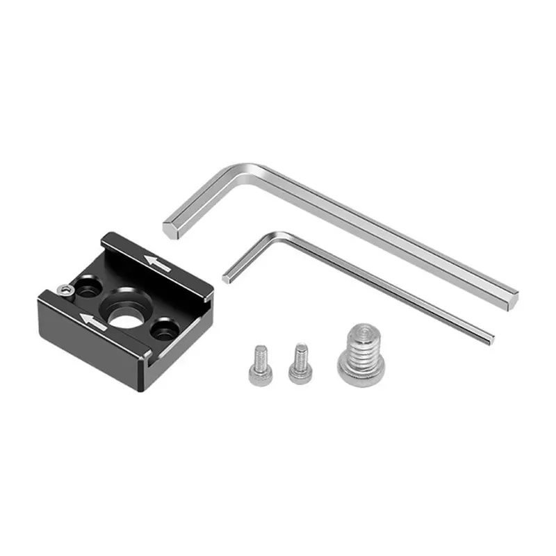 M2.5 Screw Holes and 1/4-20 Cold Shoe Mount Adapter