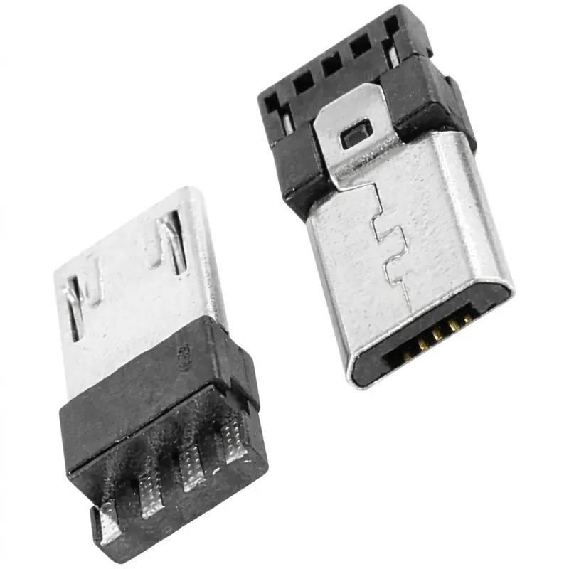 موصل USB Micro-B ذكر بـ 5 أطراف للحام