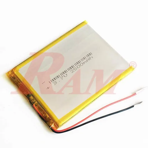 Polymer Li-Ion 3.7V 2500mAh Single Cell Battery 100x50x4.7mm