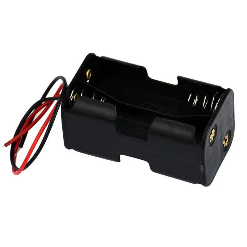 4 x AA Back-to-Back Battery Holder Case with Wires