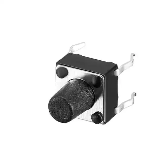 Mini Push Button 4-Pin 6x6x7.5mm Tactile Switch, Through-Hole