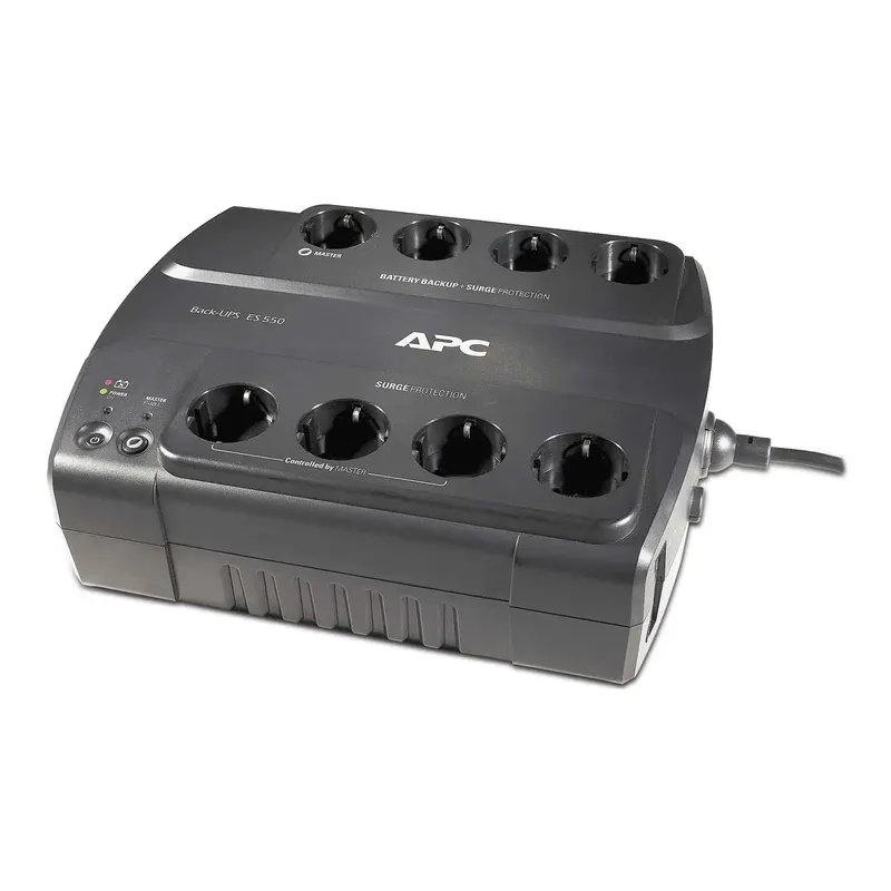 جهاز UPS من APC ‏Back-UPS ES 550VA بجهد 230 فولت و8 مخارج بدون بطارية