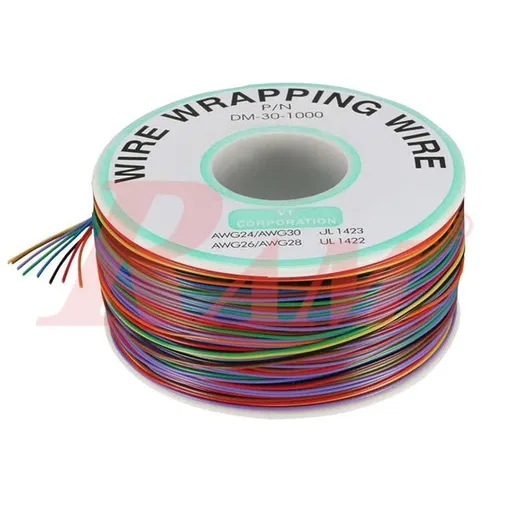 Wire Wrapping Wire AWG30 8 Colors 200 m Roll