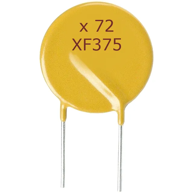 RXEF375 PTC Resettable Fuse 72V 3.75A Through Hole