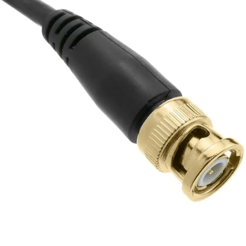 BNC Male Pigtail Video Cable RG59 75Ω Gold-Plated