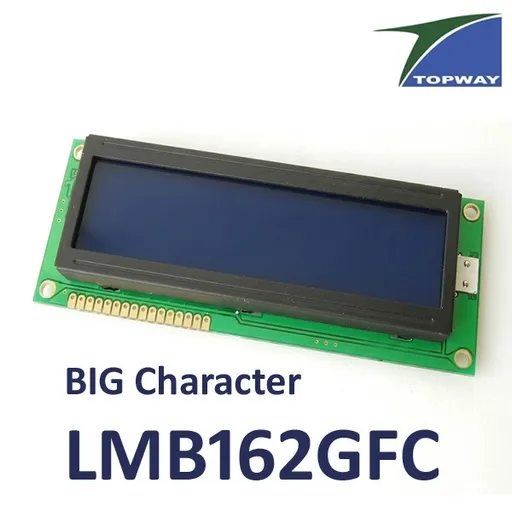 Big Character LCD 2x16 LMB162GFC TOPWAY Blue Backlight