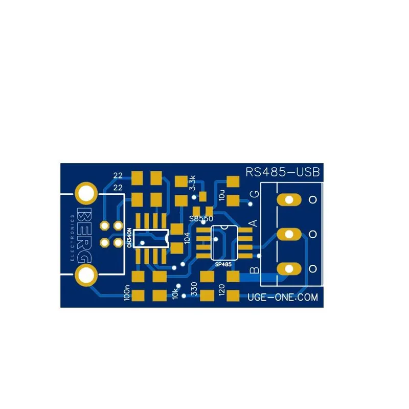 وحدة PCB لتحويل USB إلى RS485 بشريحة CH340N وقناة واحدة