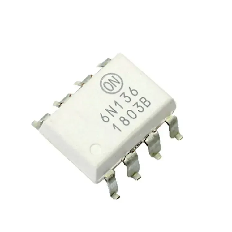 6N136SDM High-Speed Logic-Output Optocoupler 1 Mbit/s SMD-8