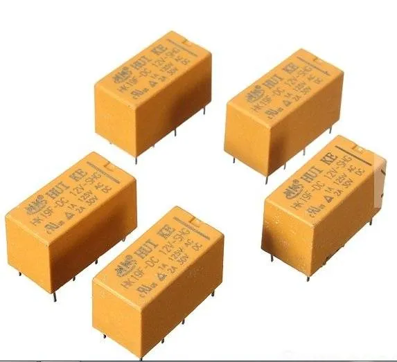 HK19F DPDT 8-Pin 12V PCB Relay