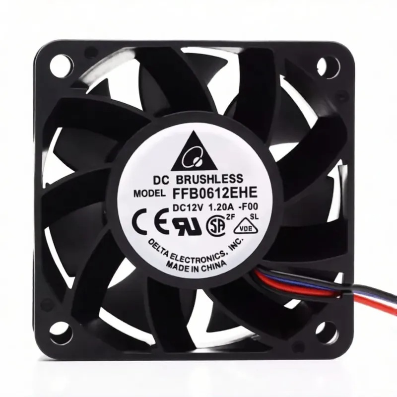 Delta FFB0612EHE 12V DC Cooling Fan 60x60x38mm 3-Pin