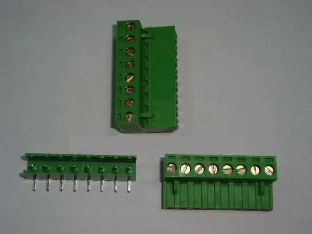 8-Pin Pluggable Screw Terminal Block 5.0mm Pitch (M/F)