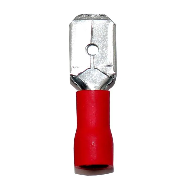 Insulated Male Blade Crimp Terminal MDD2-187