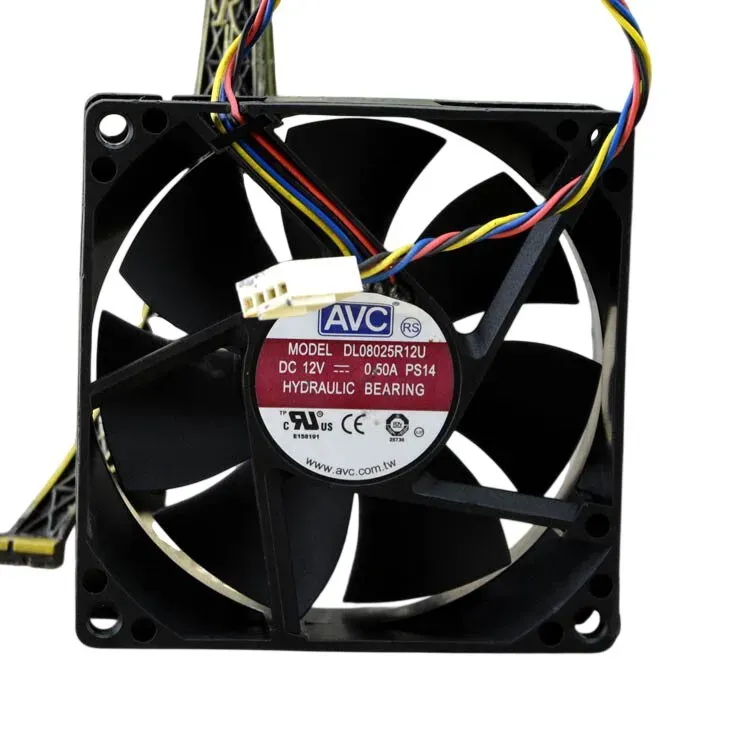 AVC DL08025R12U DC Fan 12V 0.5A 80x80x25mm