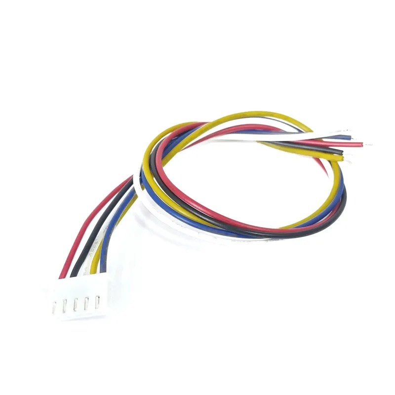 كابل بيانات JST بخمسة أطراف، تباعد 2.54 مم، 24AWG، طول 25 سم، طرف واحد