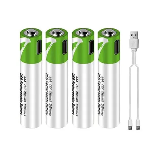 SMARTOOOLS USB Rechargeable Lithium AAA 1.5V 750mWh (4 Pcs)