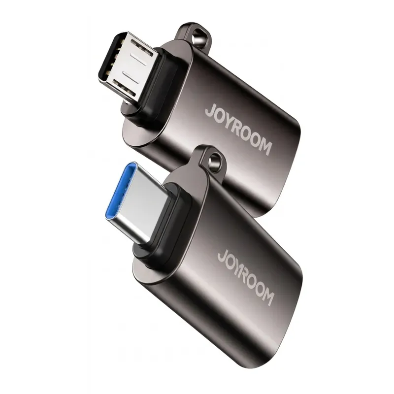 محوّل OTG من JOYROOM من Micro USB وType-C إلى USB 3.0 أنثى