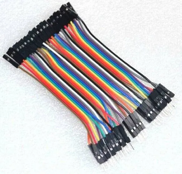Breadboard Jumper Wires Male-Female 10cm, 10 Colors for Arduino