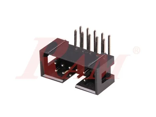 IDC10 Male Polarized Right Angle PCB Connector (FCL10-PCB)