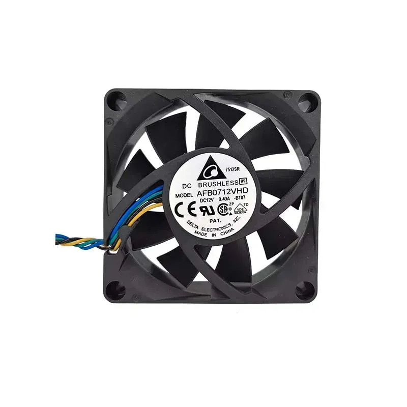 Delta AFB0712VHD DC Fan 12V 0.4A 70x70x20mm with Speed Sensor